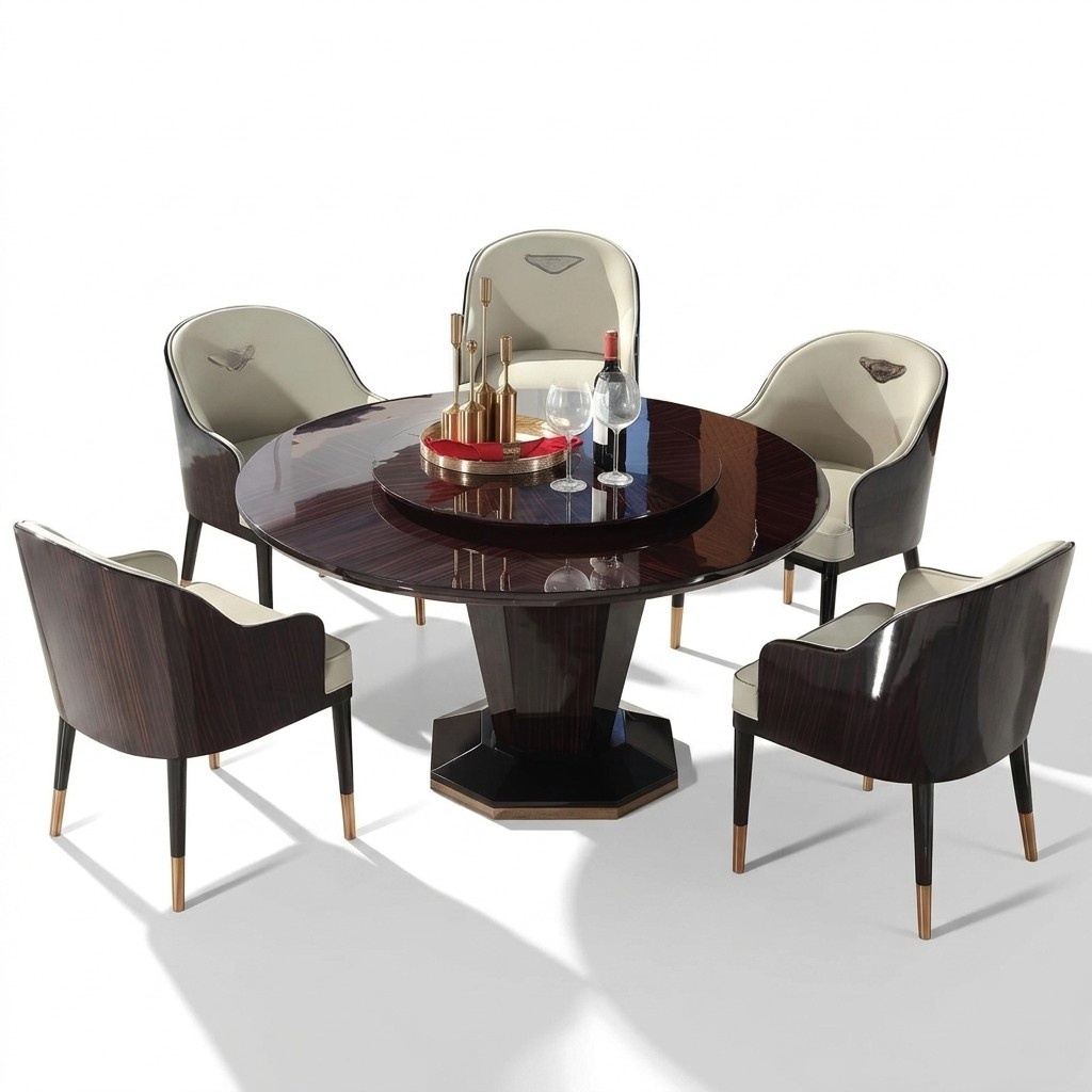 Dining Table Chairs Table Designer Chairs Round Tables Wood Designer Group Set