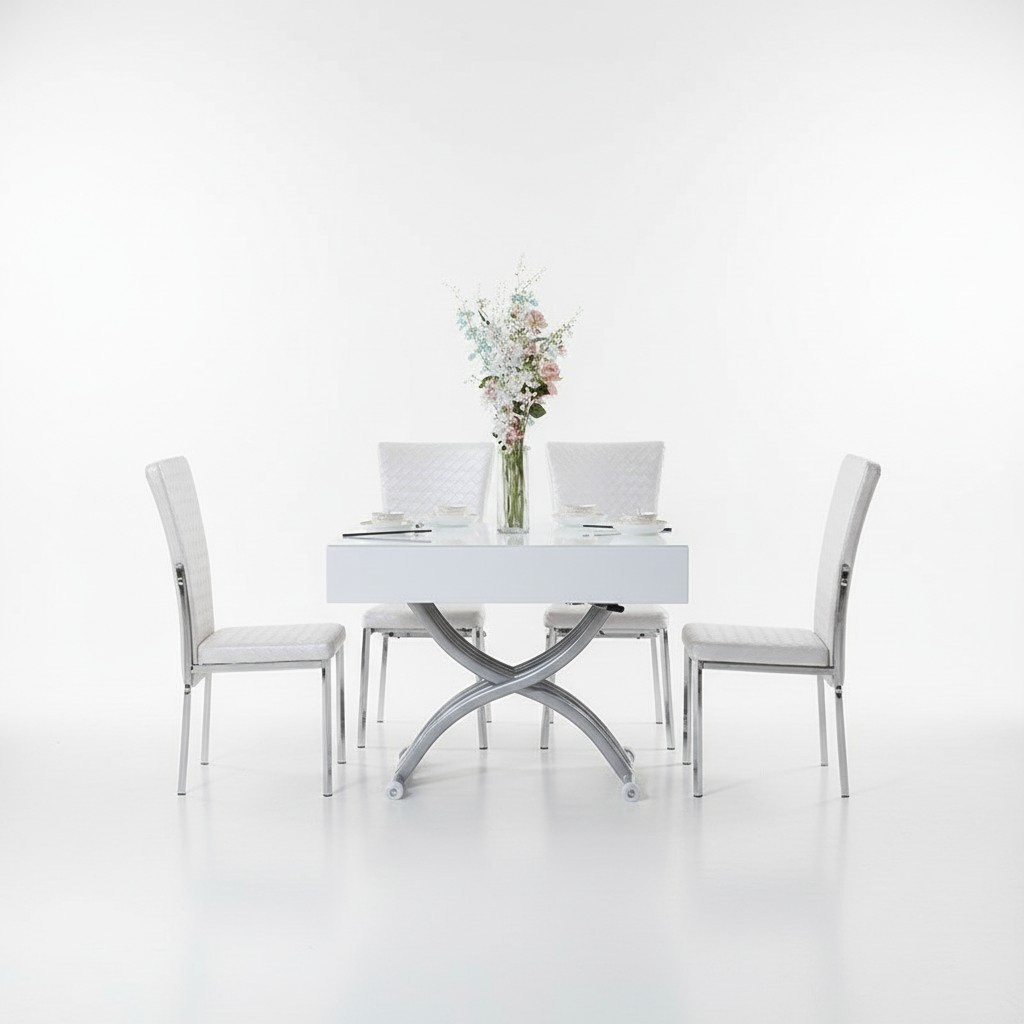Dining Table & Coffee Table 2in1 Adjustable Coffee Table Dining Room Tables