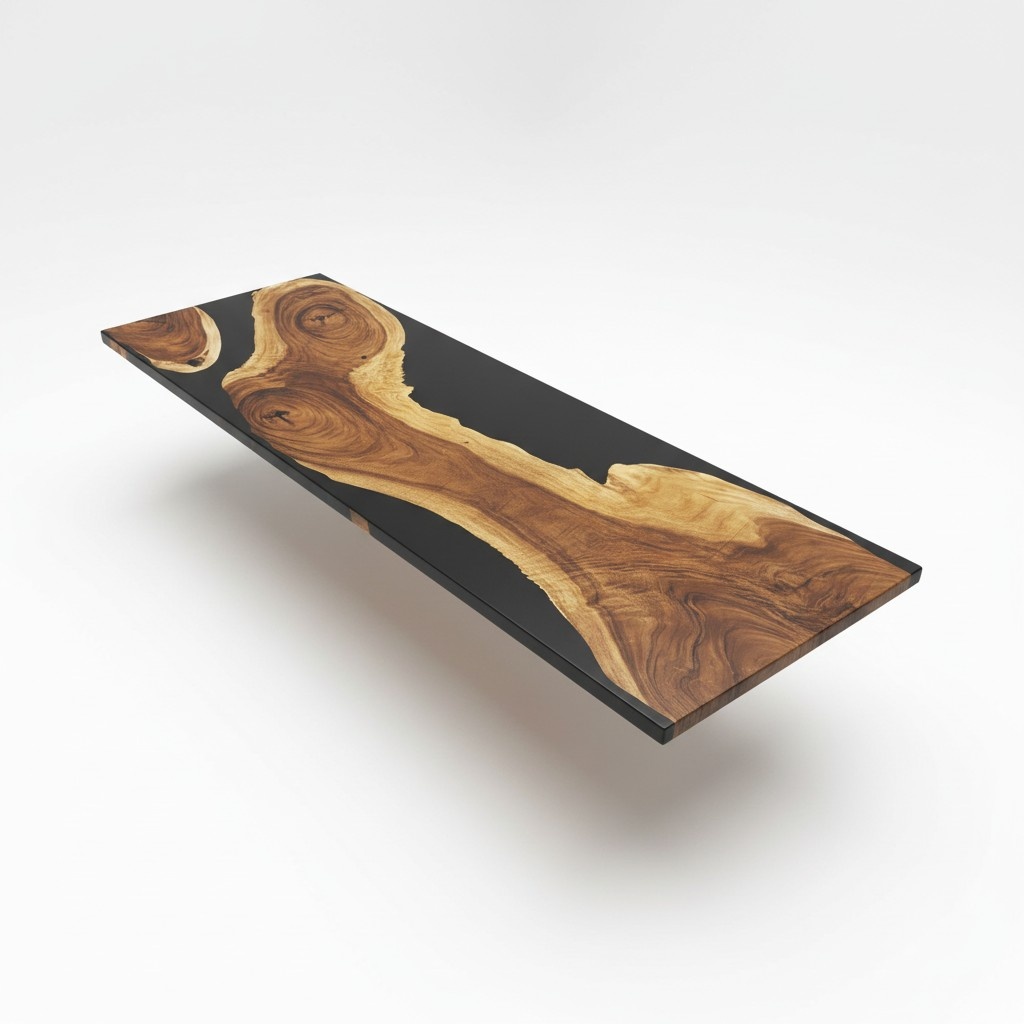 Dining Table Conference Meeting River Table Real Wood Solid Epoxy Tables