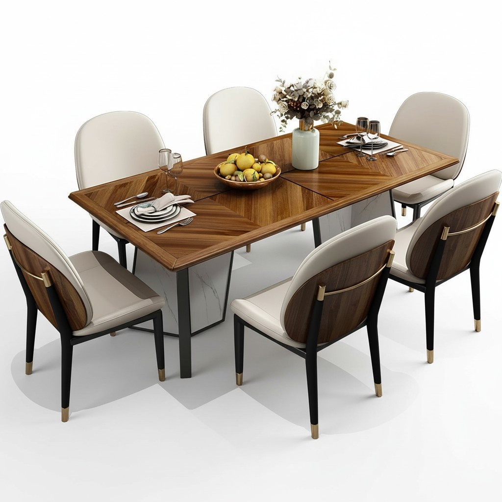 Dining table design living room table wood tables dining room modern furniture 100x180 New