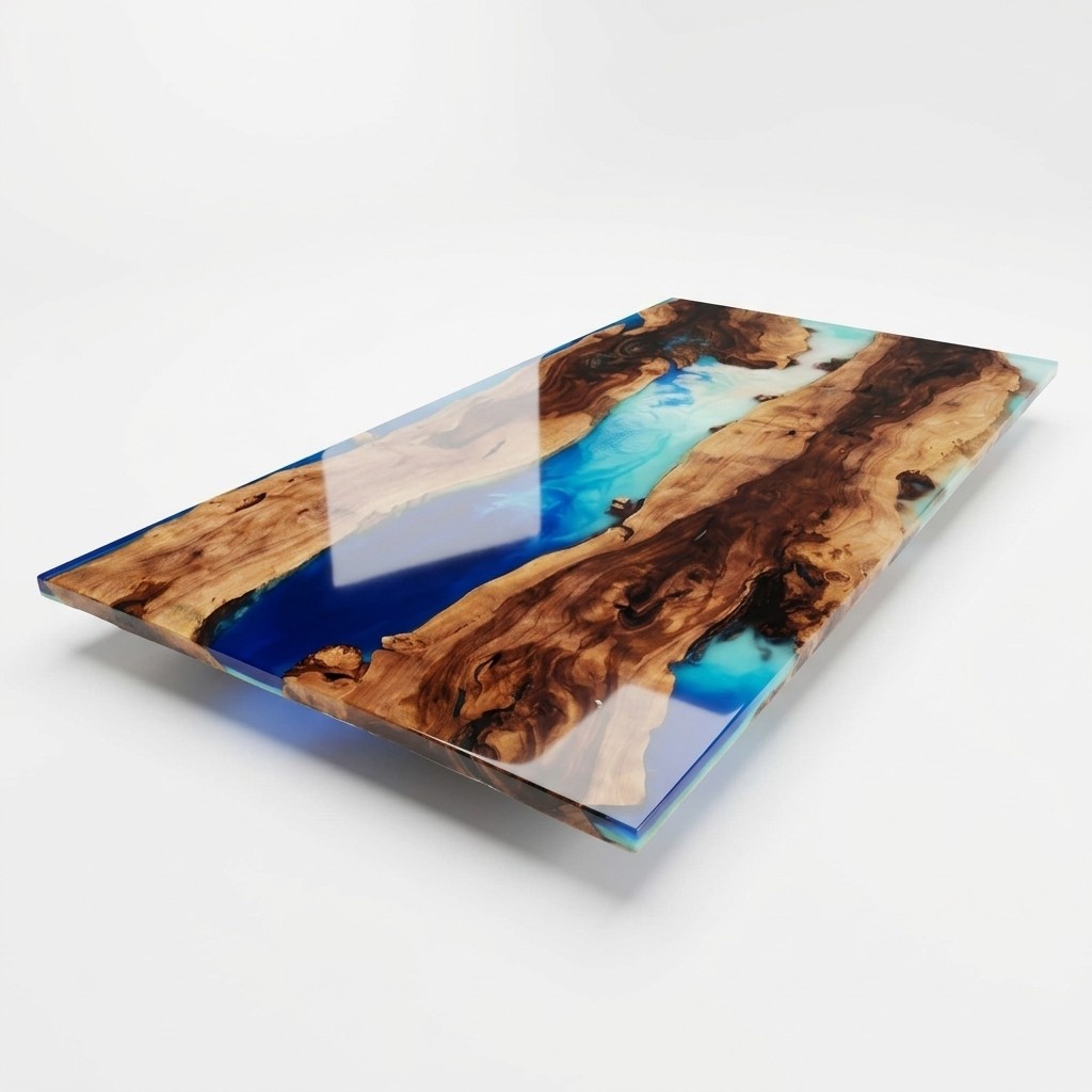 Dining table design table modern tables sea ocean river epoxy resin furniture 200x90