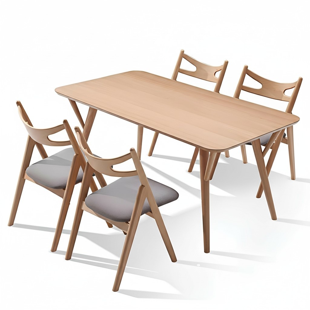 Dining Table Designer Italian Furniture Wood Table 150x80cm Kitchen Living Room New