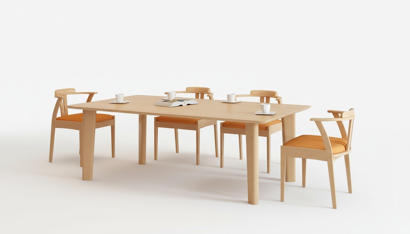 Dining Table Designer Italian Furniture Wood Table 160x85cm Kitchen Living Room New