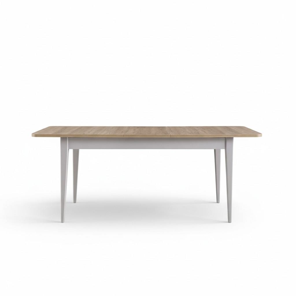 Dining table Extendable table Dining room table Wood Grey Dining room table