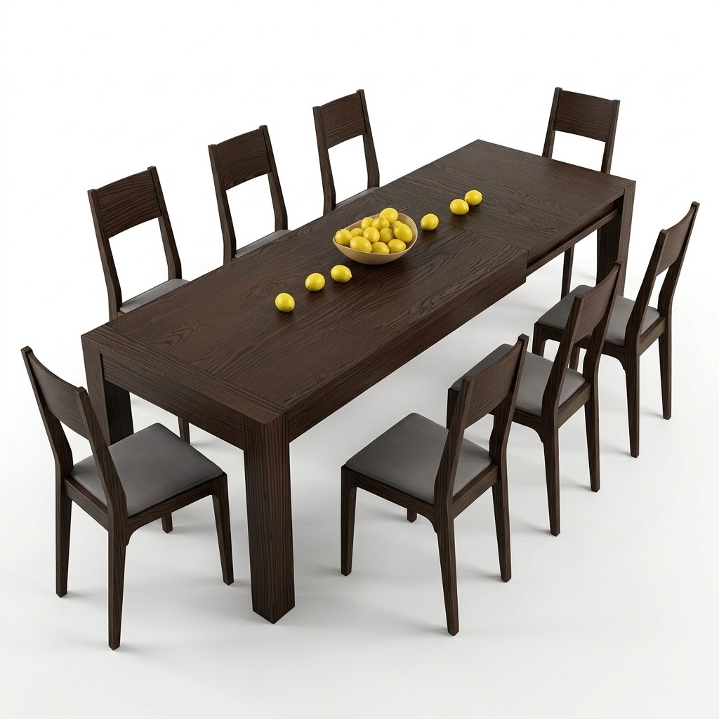 Extendable Dining Table Tables Dining Tables Furniture XXL Wood Design Modern