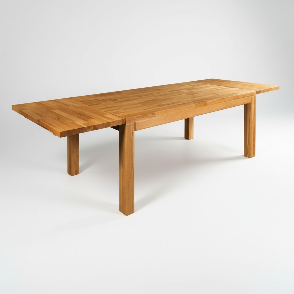 Dining table extendable table wooden table handmade solid wood New 180x200cm