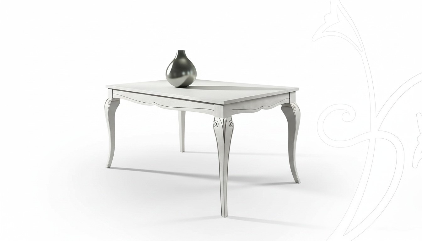 Dining Table Extendable Table xxl Tables Modern Wood Dining Room Design White