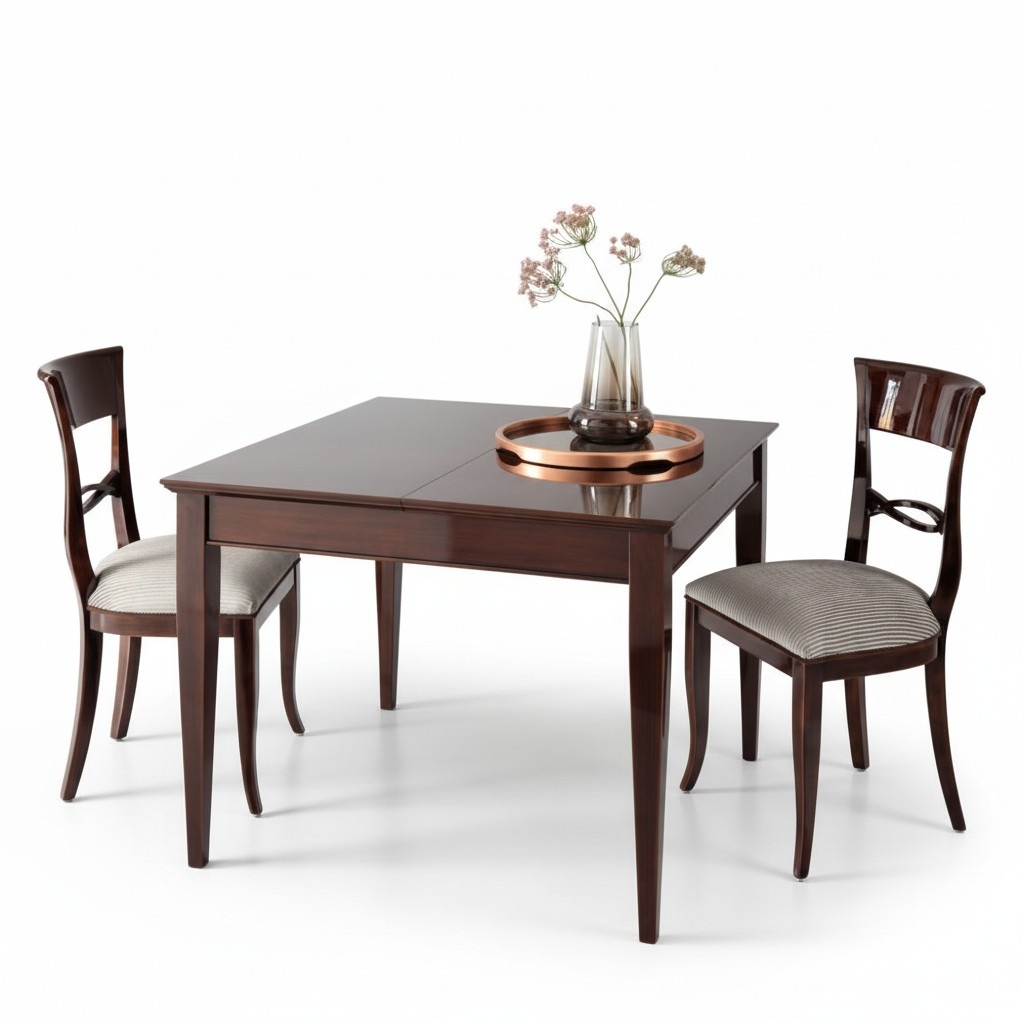 Dining room table dining table high gloss table wood dining area