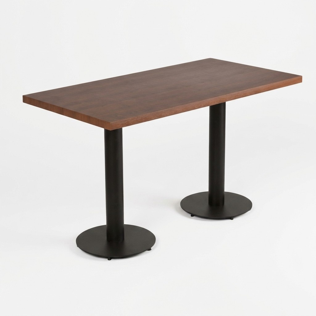 Dining table kitchen table dining room table with metal legs 130x70