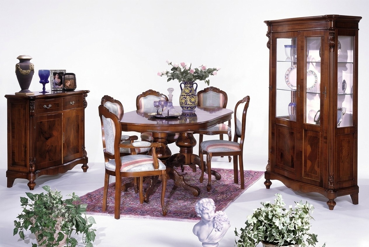 Dining table luxury table solid wood furniture from Italy dining room tables facility