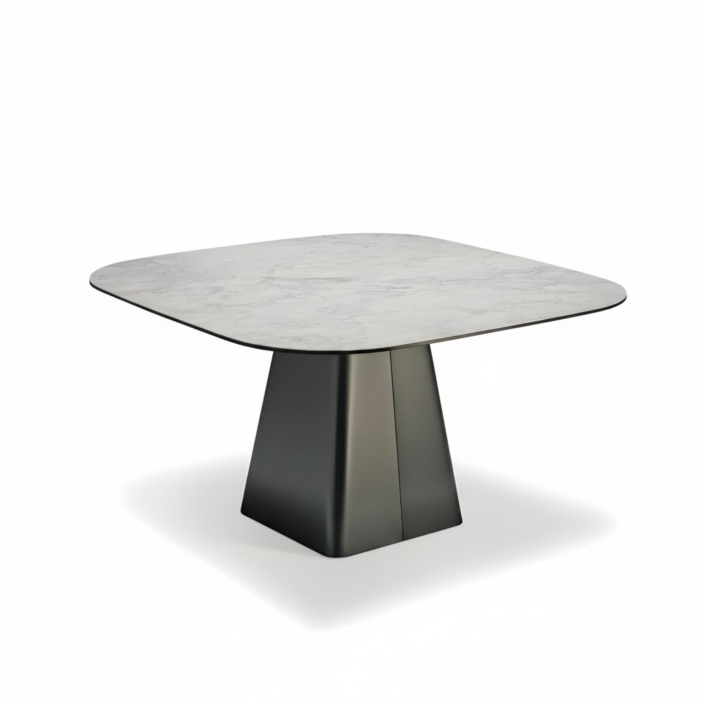 Dining table Modern wooden table dining room table oval table wood beige