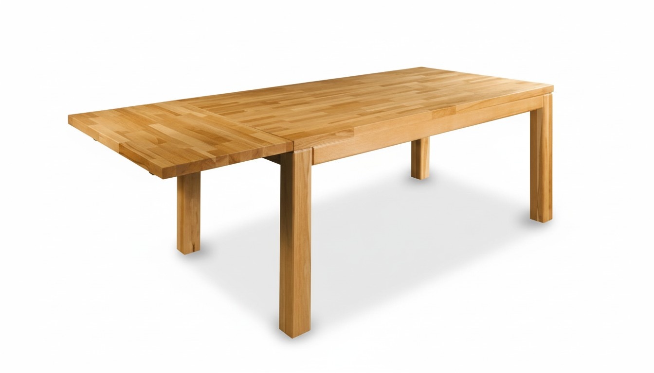 Dining table solid table real wood tables oak dining room solid 160x90cm new