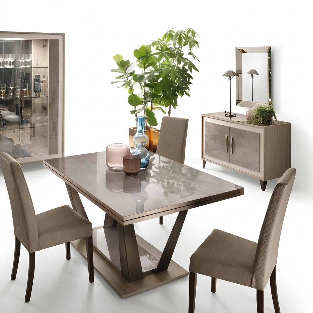 Dining Table Dining Room Living Room Wooden Design Italian Furniture