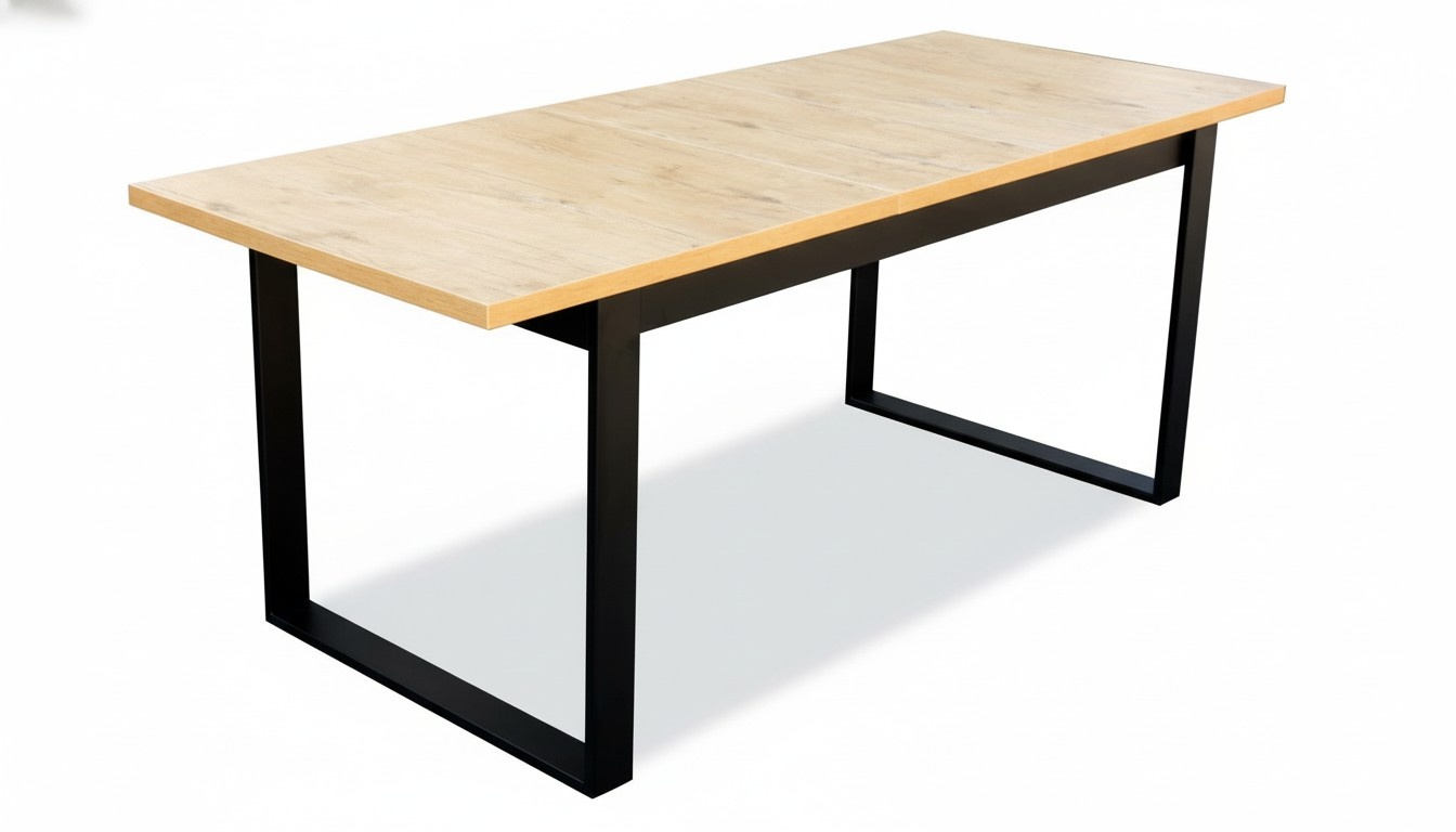 Dining Table Dining Room Office Living Room Tables Wood Design 160cm Extendable