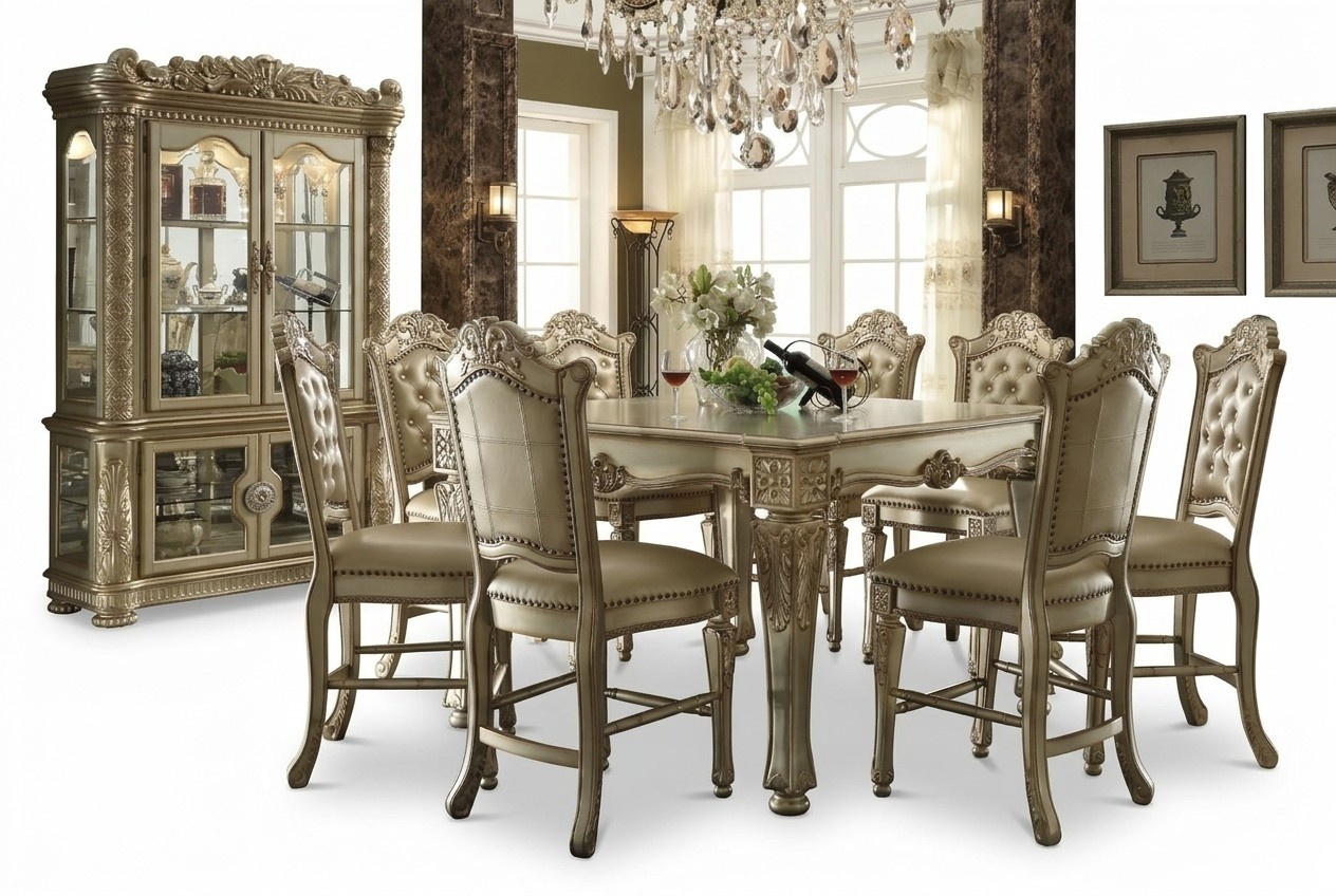 Dining Table Group Dining Room Living Room Set Wood Design Tables Baroque