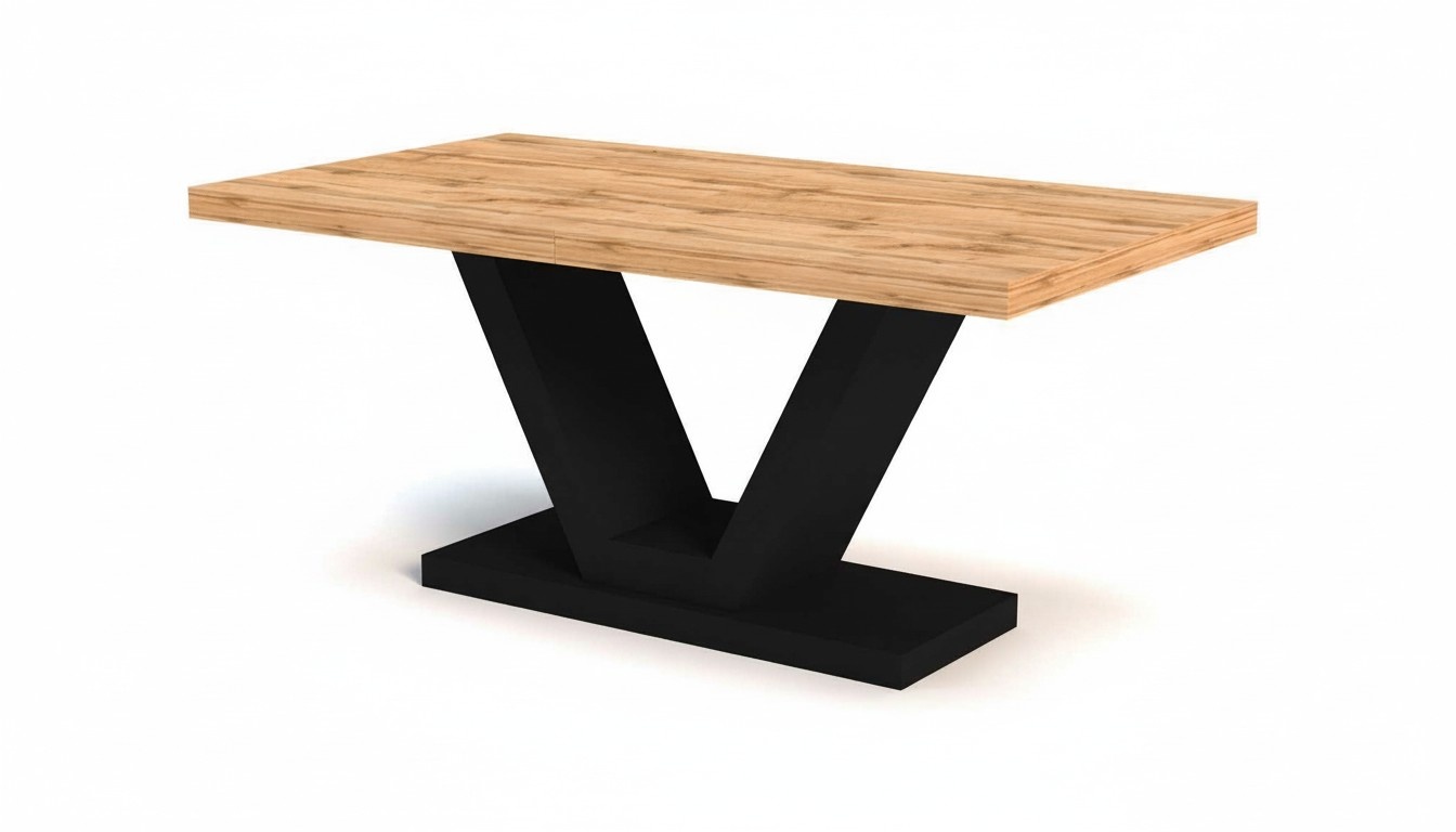 Dining table table luxury dining room living room wood design tables new 160cm