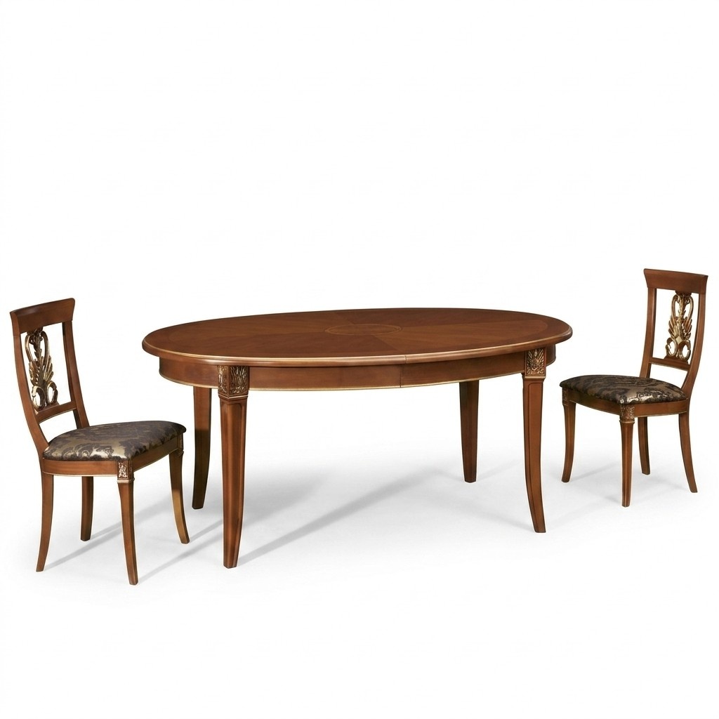Dining Table Wood Luxury Tables Baroque Rococo Dining Room Antique Style Italy Furniture