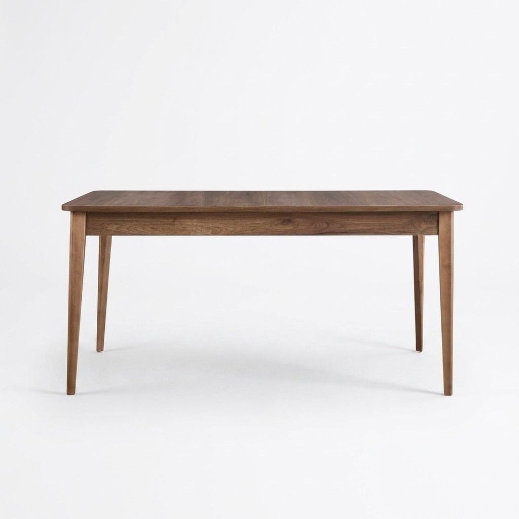 Dining room table Dining table table wood brown Extendable 160 cm Dining room