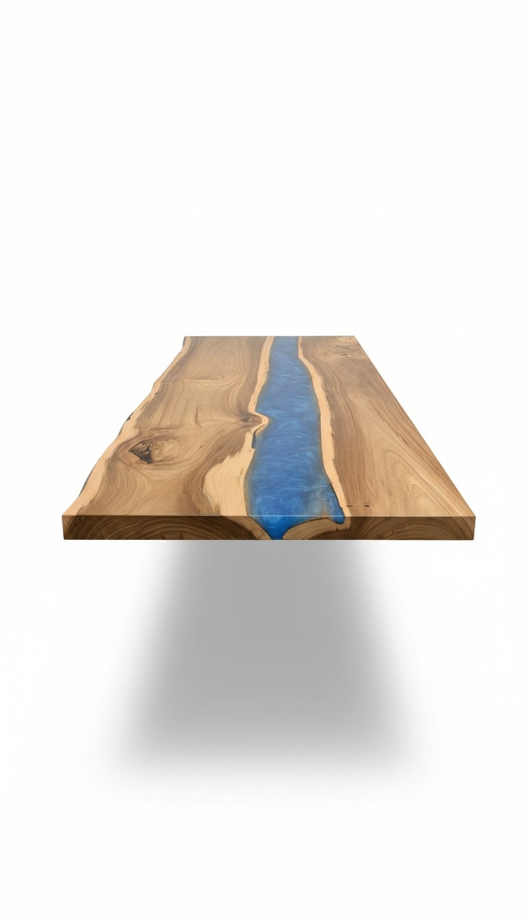 dining table tables epoxy resin epoxy table waterfall real wood solid furniture