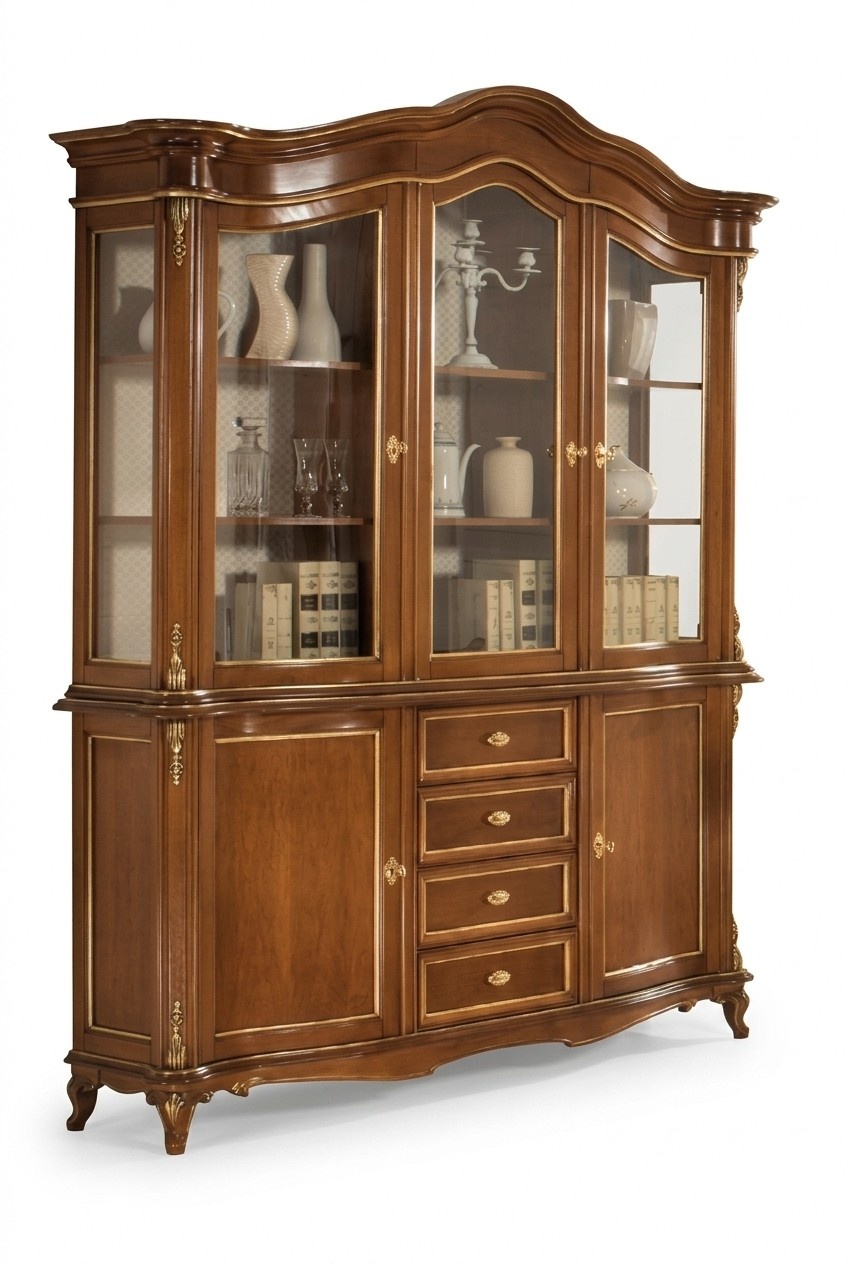 Showcase dining room sideboard wood cabinets furniture living room sideboard glass cabinet