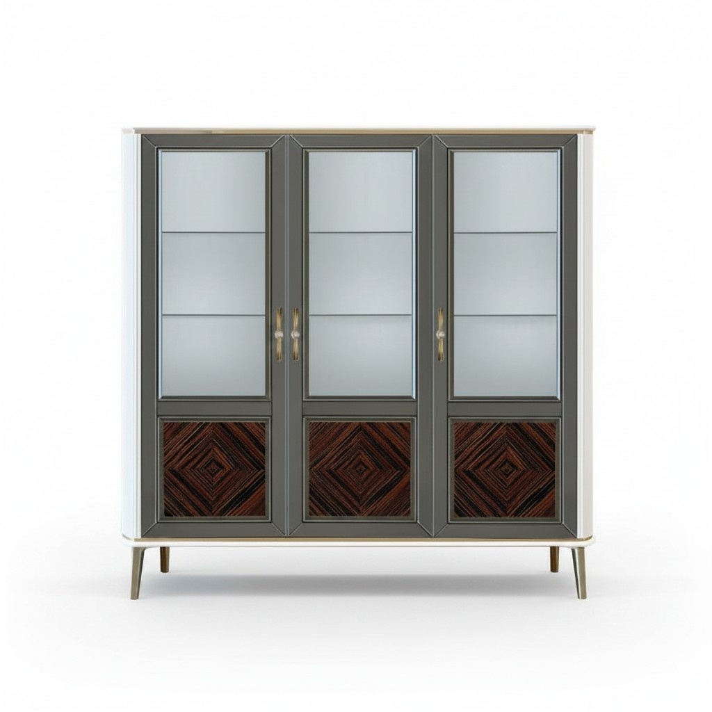 Showcase furniture glass cabinet showcase classic living room glass cabinet modern new