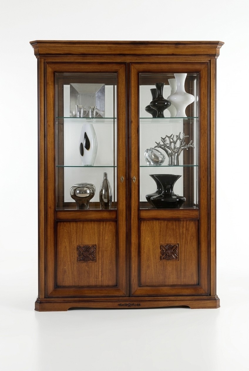 Showcases glass cabinet real wood showcase living room furniture sideboard solid wood