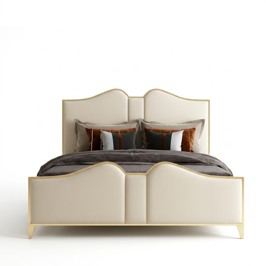 Double bed bed marriage bed design upholstered bed leather beds design bed