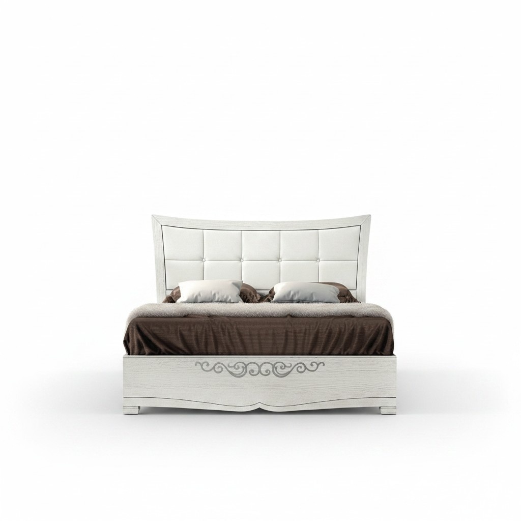 Double bed Luxury Beds Wooden Bed Frames Bed Frames White Design Modern New