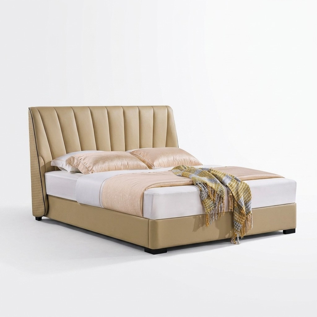 Double bed bedroom beds luxury furniture double bed hotel interior beige