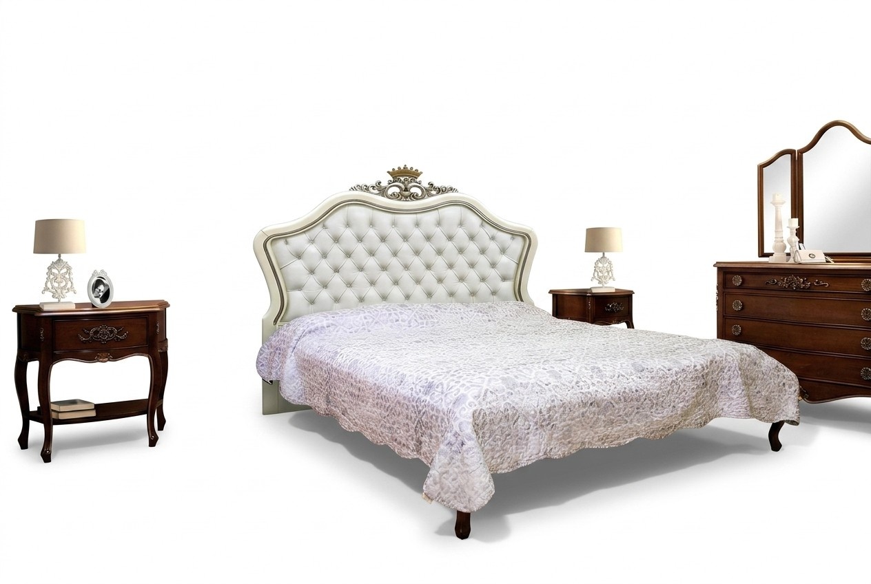 Double bed Beds Bedroom Furniture Solid wood Vaccari cav giovanni bed