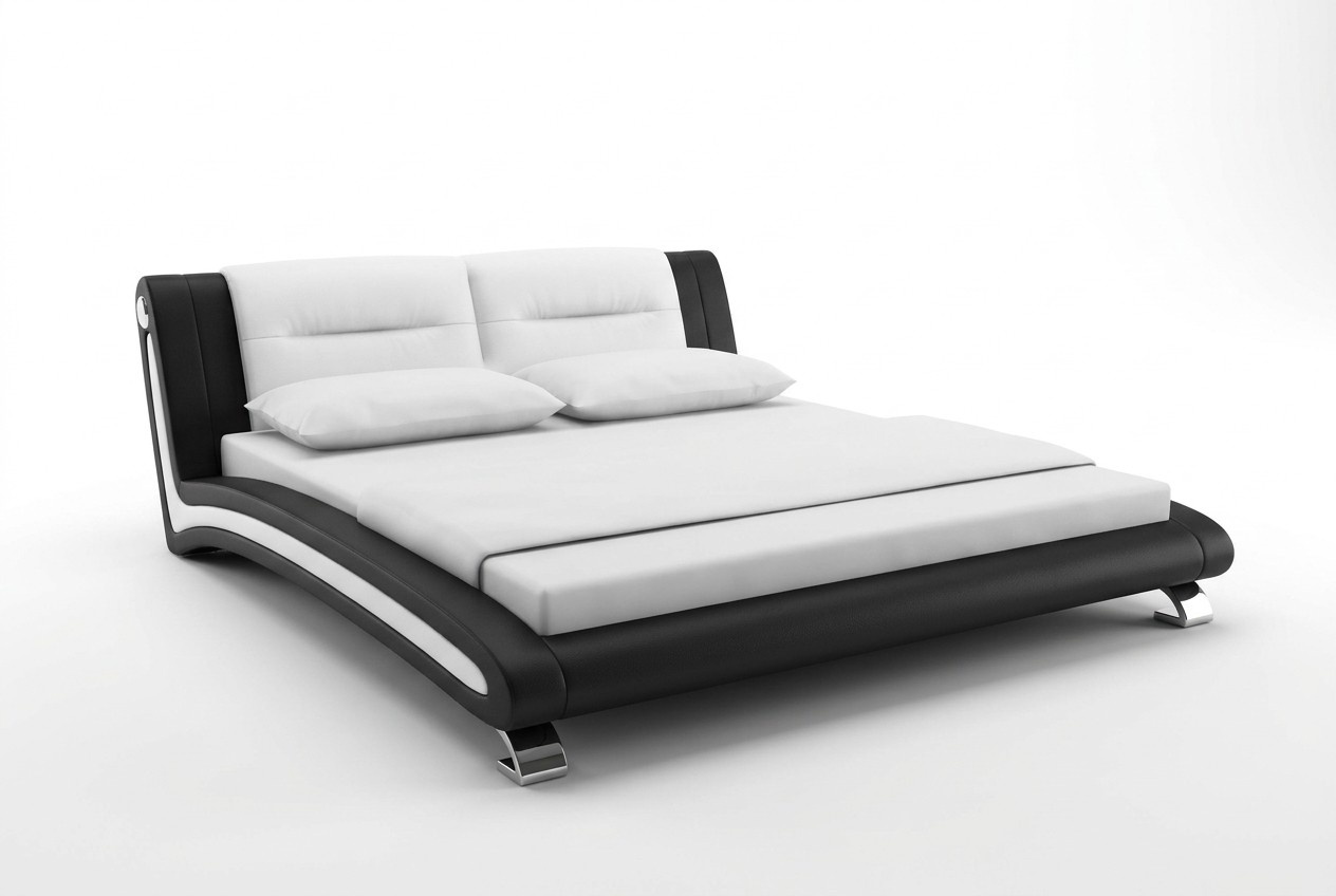 DOUBLE BED DESIGN BED Leather Bed Upholstered Bed Couples XXL 140 160 180x200 cm