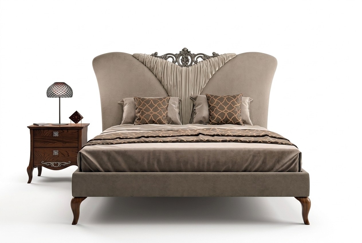 Bed Double Bed Solid Wood Bedroom Beds Furniture