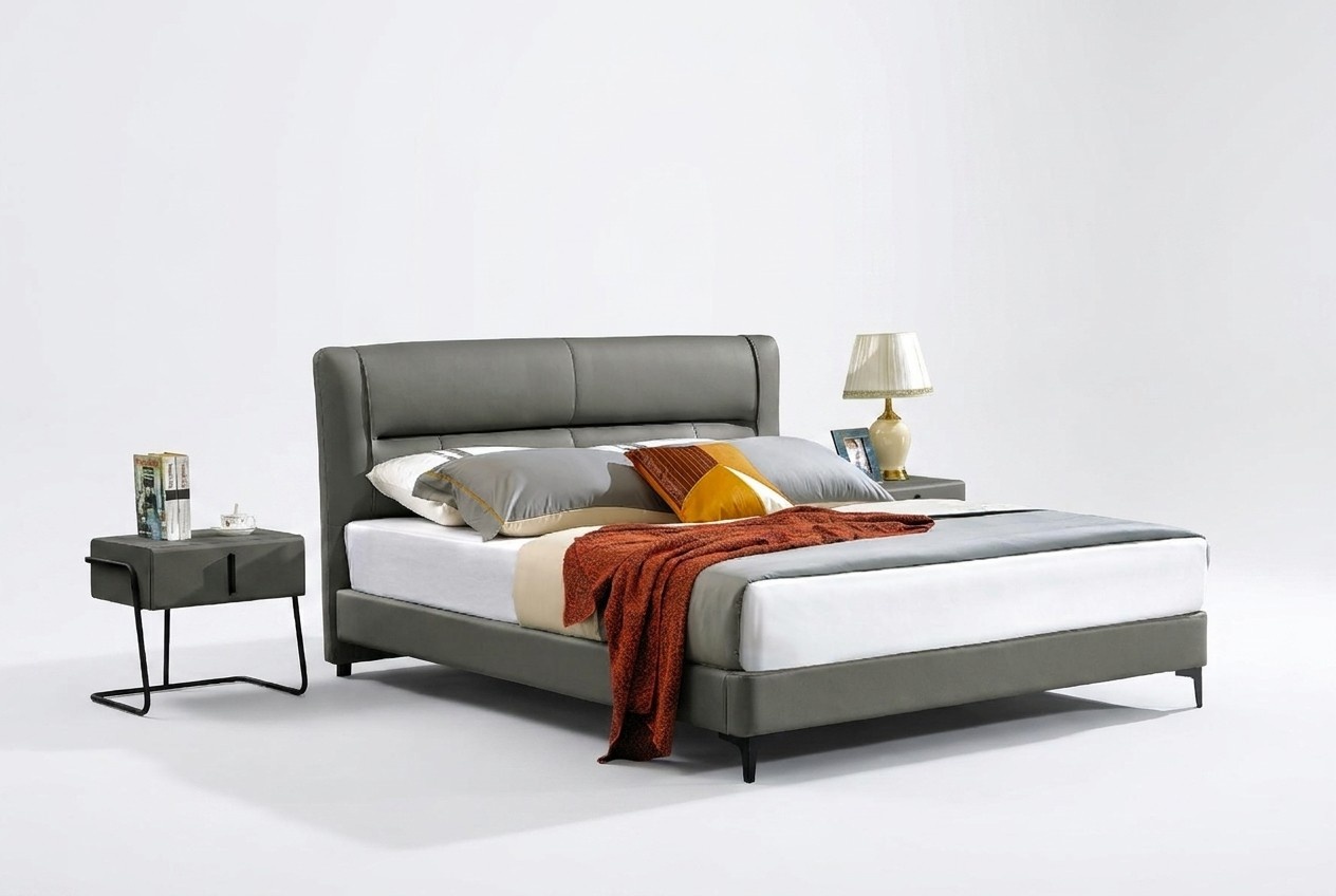 Double beds Royal bed bedroom luxury bed wood 180x200cm luxury bed new