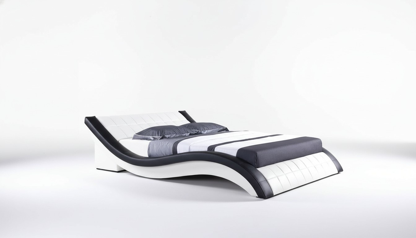 Double Hotel Beds Marriage Bedroom Textile Bed Cushion Design Luxury Metal New