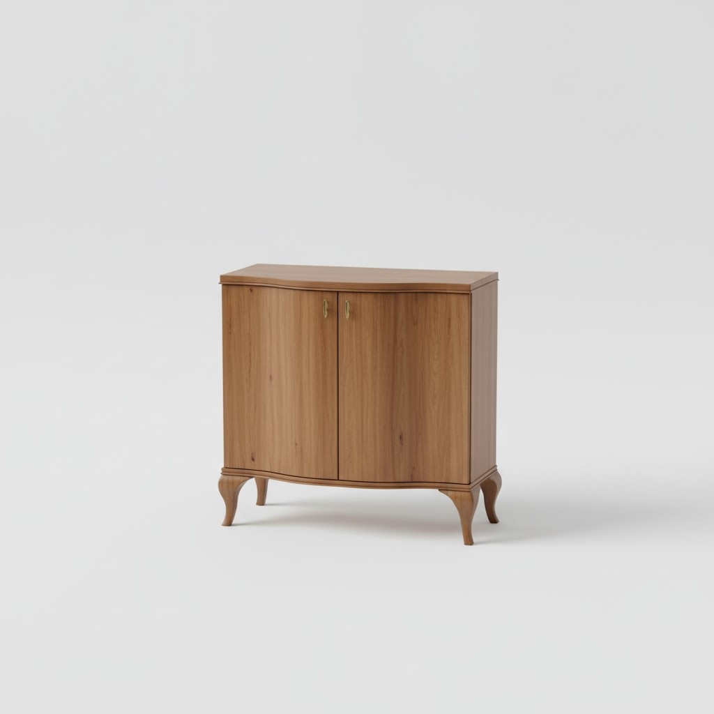 Classic style made of real wooden sideboard with 2-swing doors, model - LA – K2