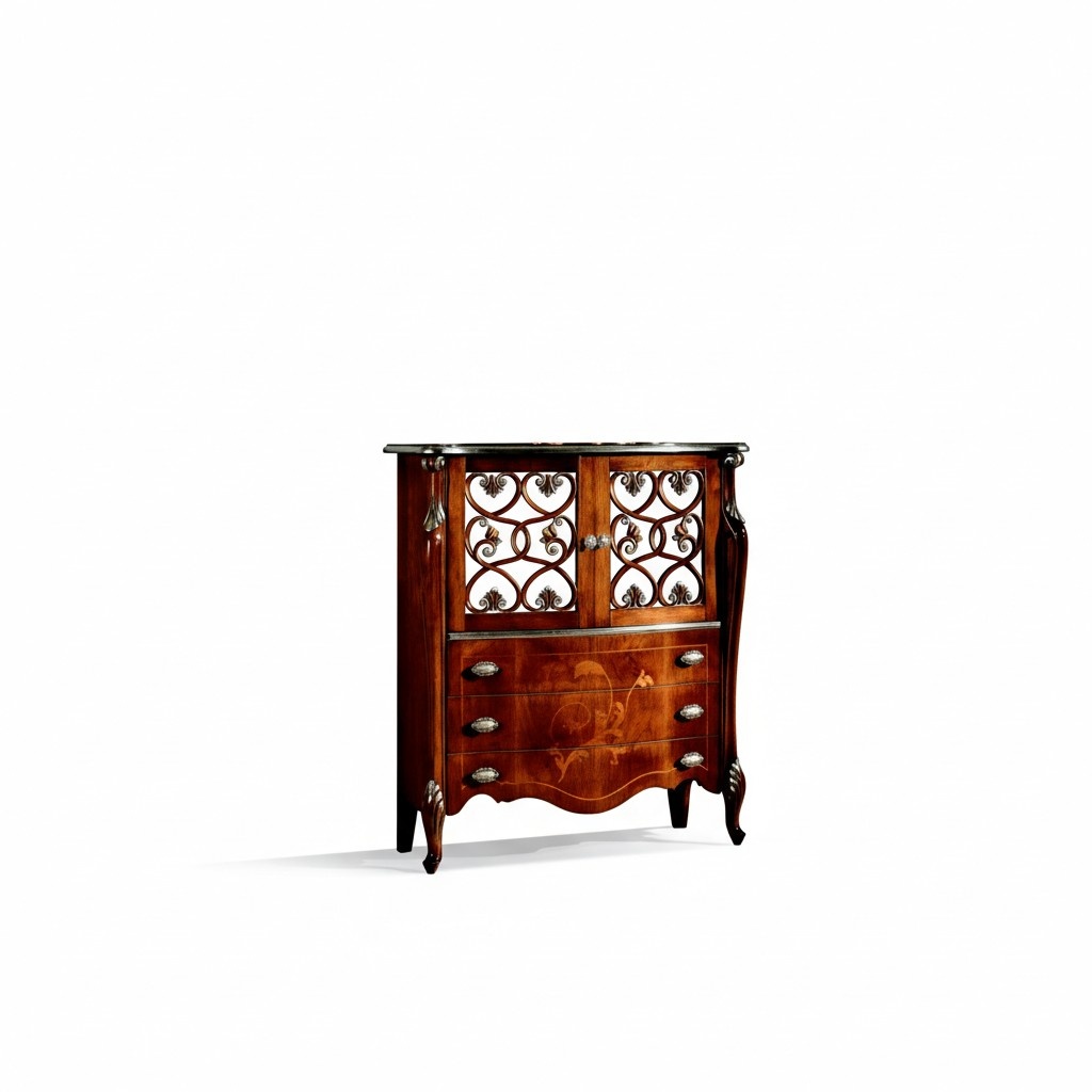 Italian Style Furniture Wood Dresser Console Cupboard Sideboard Cupboards Shelf New