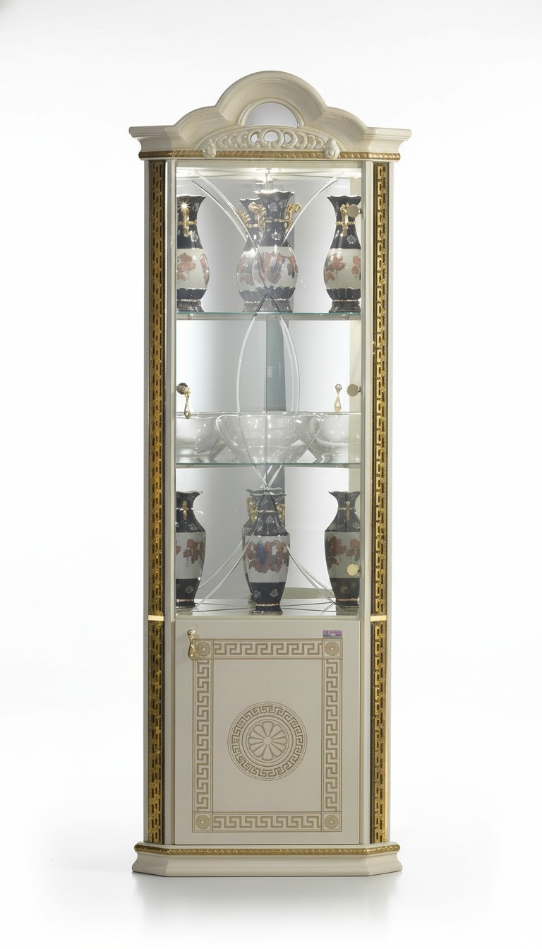 Chest of Drawers Wood Display Cabinet Sideboard Cupboards Classic Corner Display Cabinets New