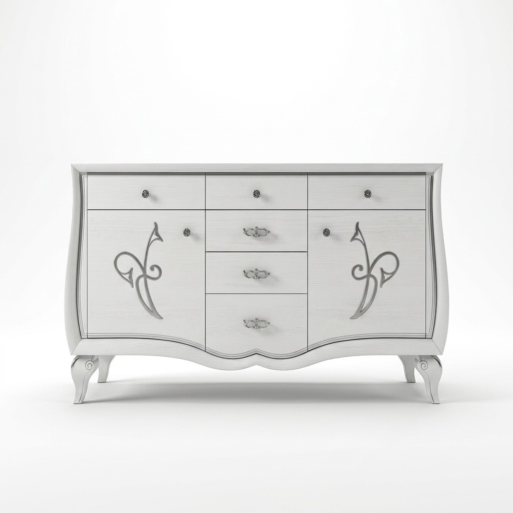 Chest of drawers Sideboard Chests of drawers Designer Luxury cabinets Wood Sideboard Modern New
