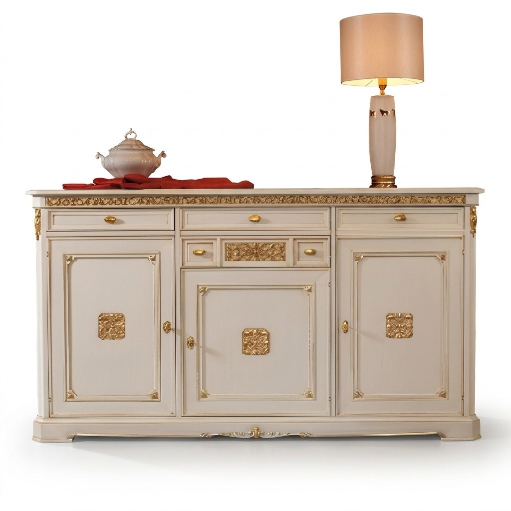Chest of drawers sideboard white sideboards cabinet chests of drawers furniture solid wood