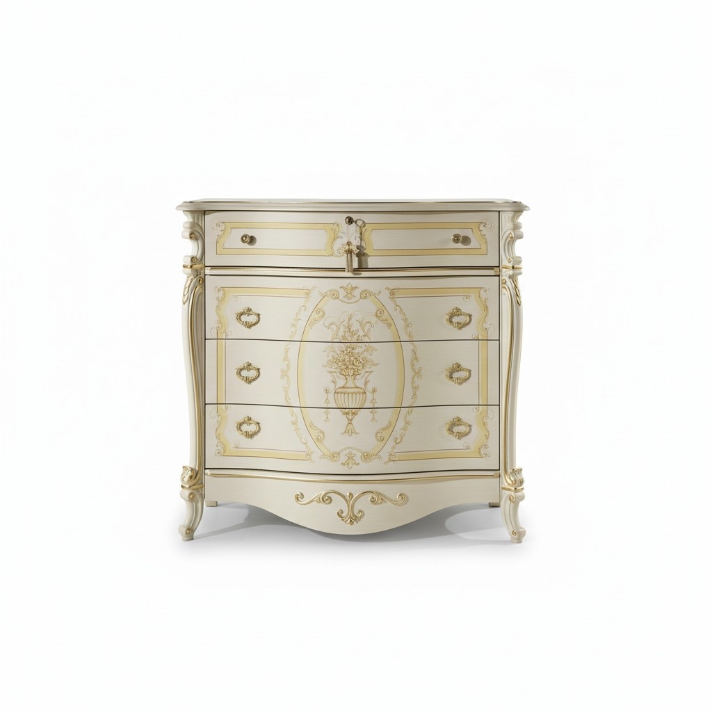 Dresser Wood Bedroom Furniture White Dressers with drawers Italian furniture