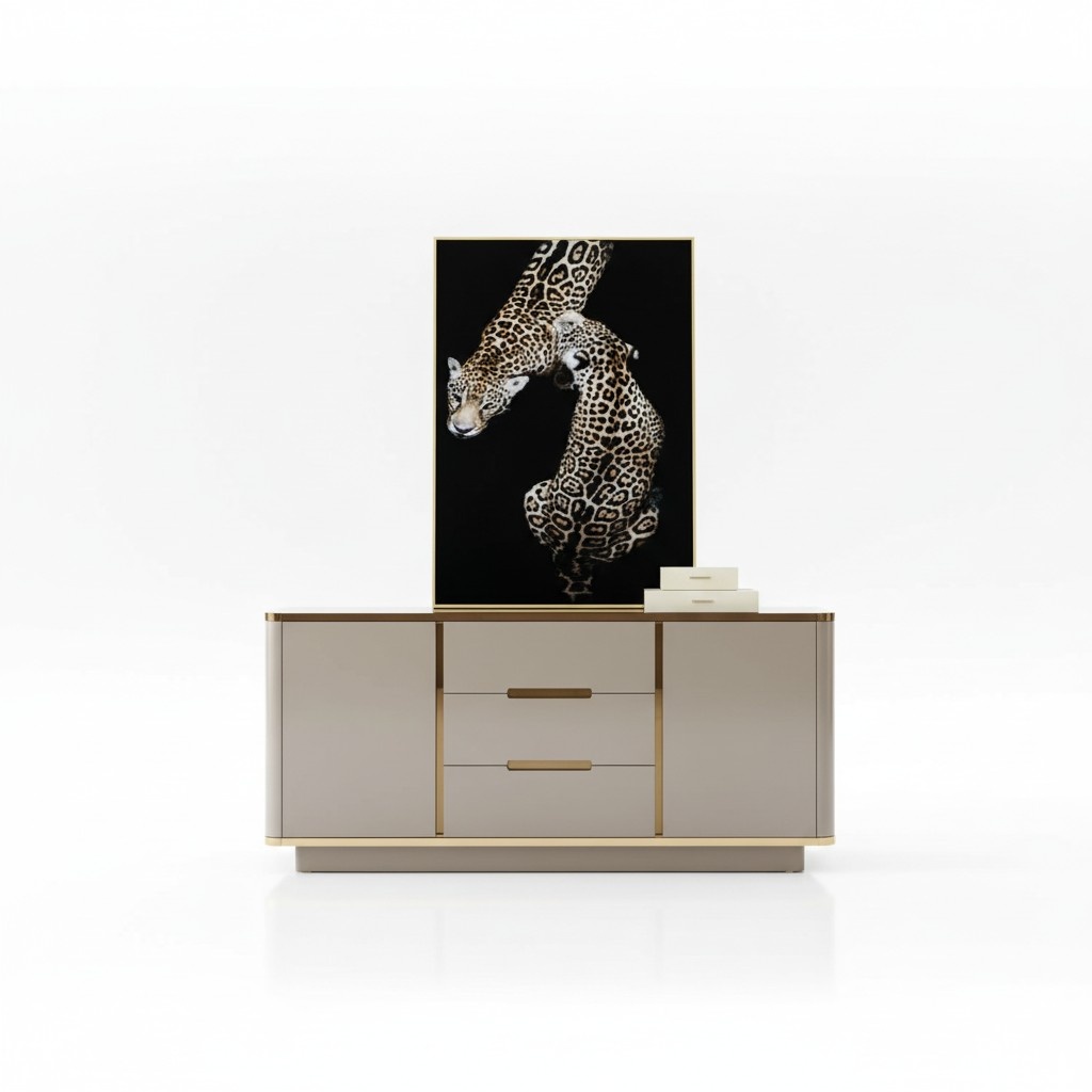 Dresser Wood Cabinet Sideboard Living Room Console Wall Cabinets Sideboard xxl big