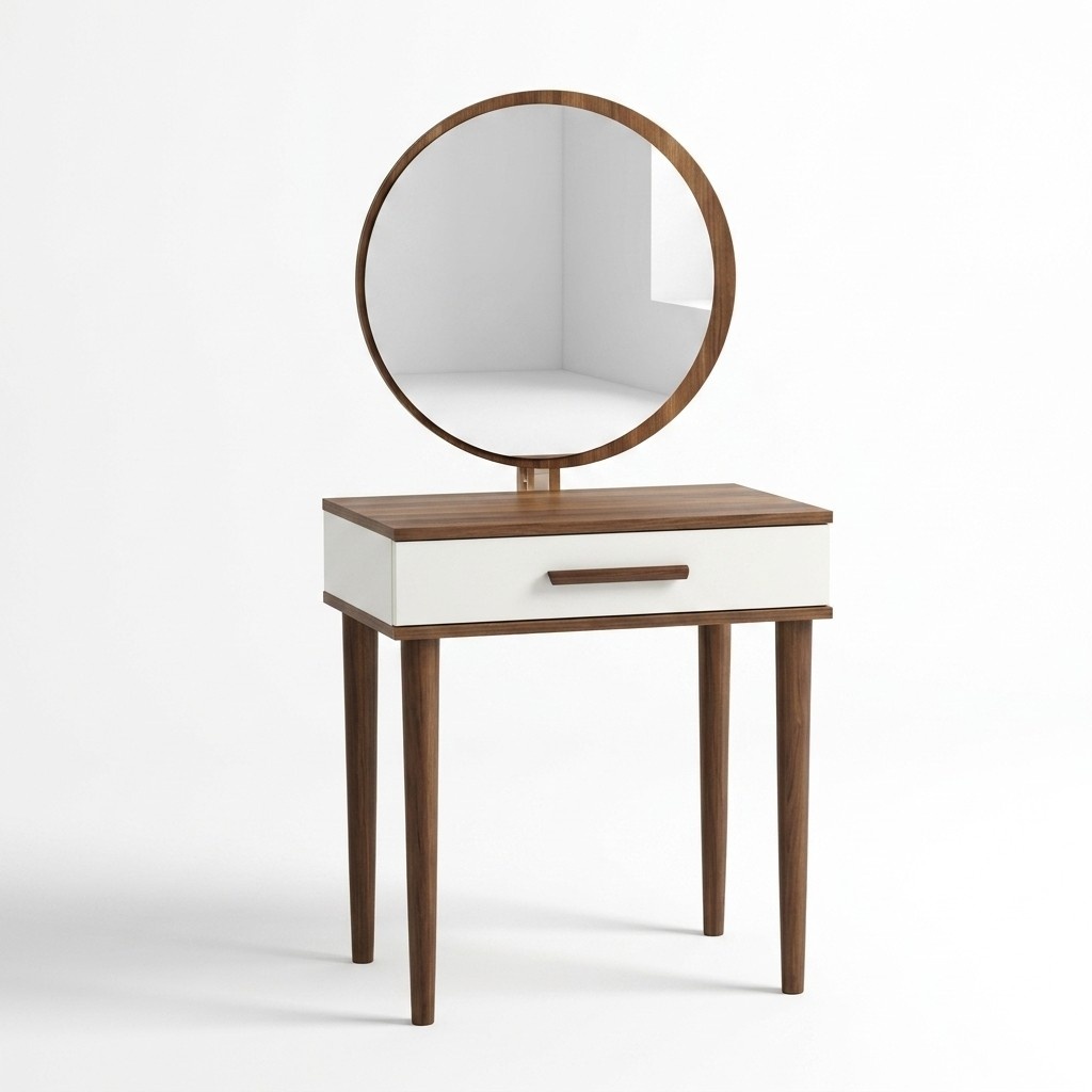 Dressing table, cosmetic table, beauty table, vanity, makeup table, toilet table.