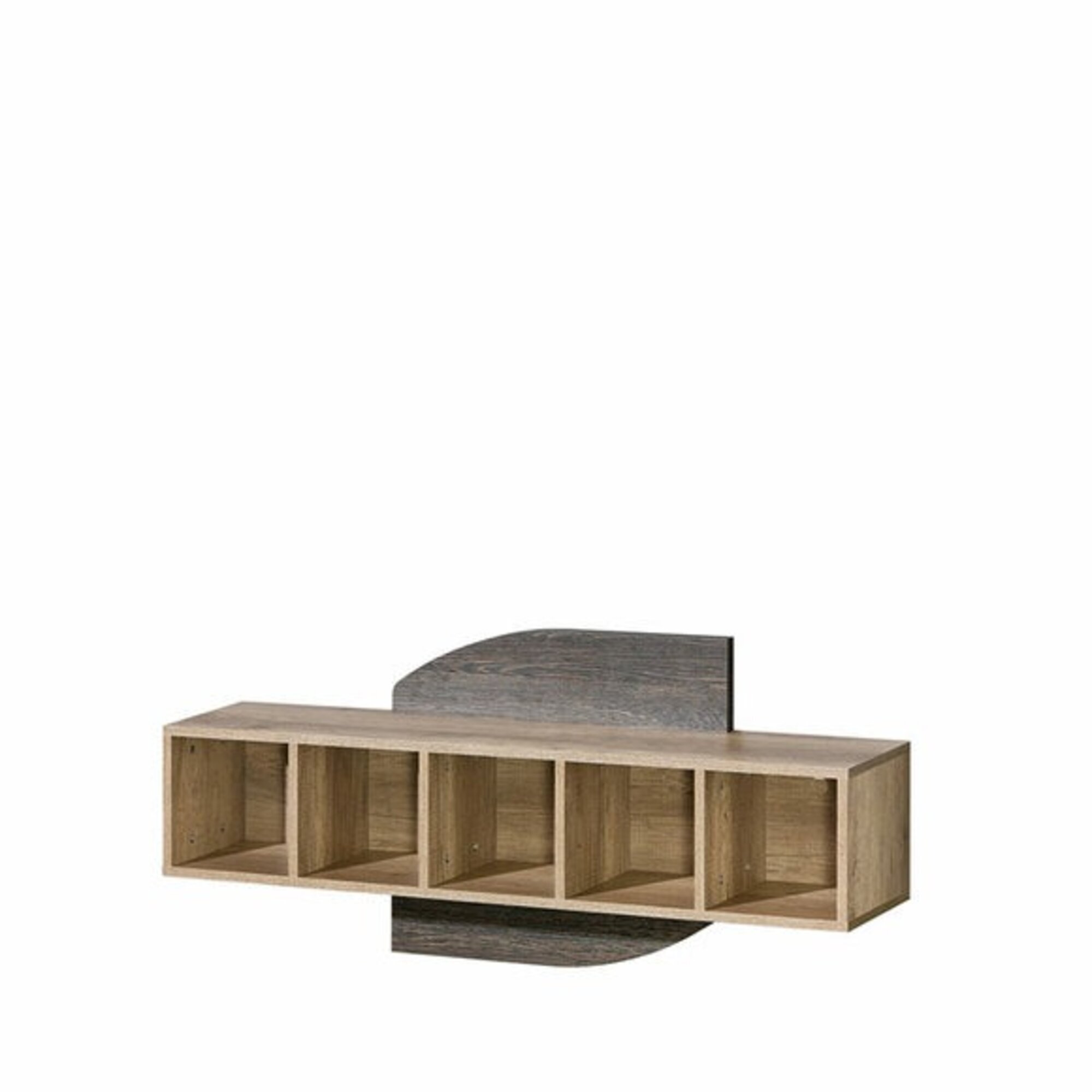 Bookshelf Wall Shelf Wooden Hanging Shelf CD DVD Standing Shelf Wall Shelves On Stock