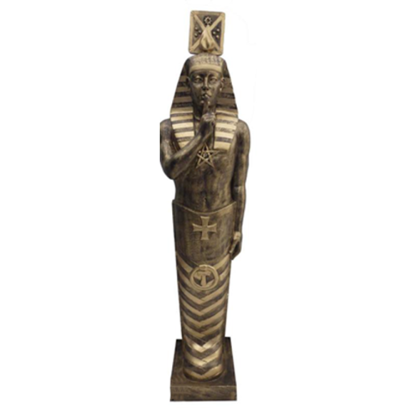 Decorative sculpture designed as egyptian tutankhamun figure 230cm height