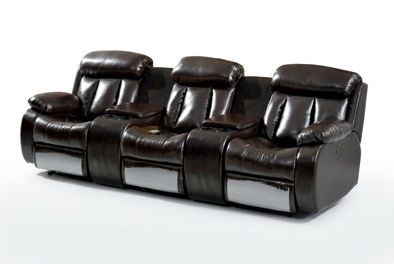 Lavish living room sofa 3 seater living room furniture deluxe sofa brown