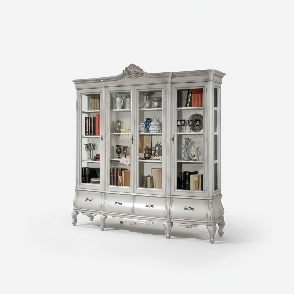 Elegant Bookcase in the Study Cupboard Order Shelf Cupboards
