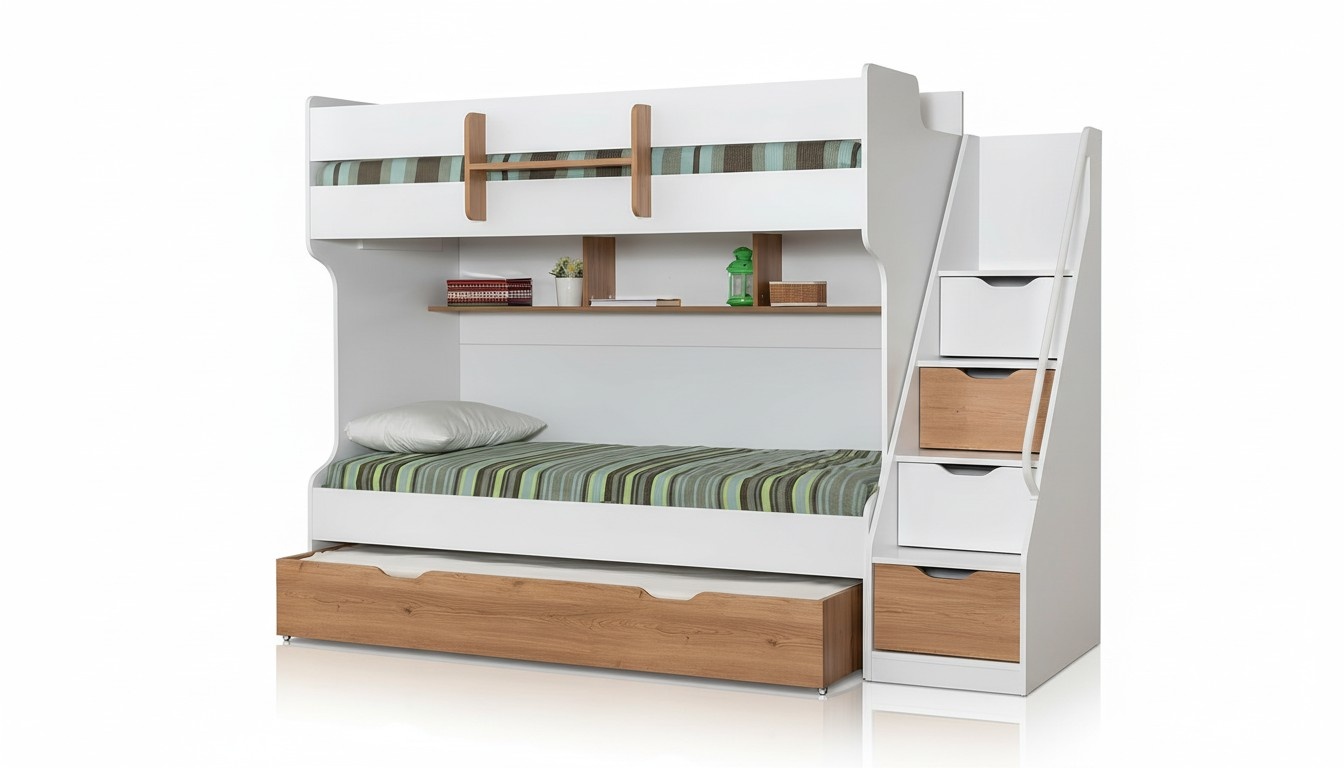 Elegant bunk bed children\'s room furniture bunk bed loft bed