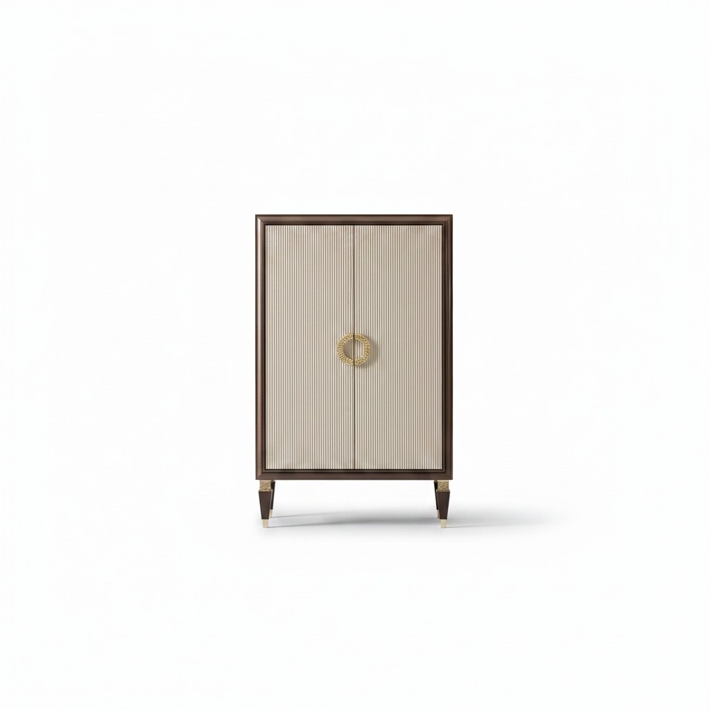 Elegant display cabinet with plenty of storage space for a stylish home.