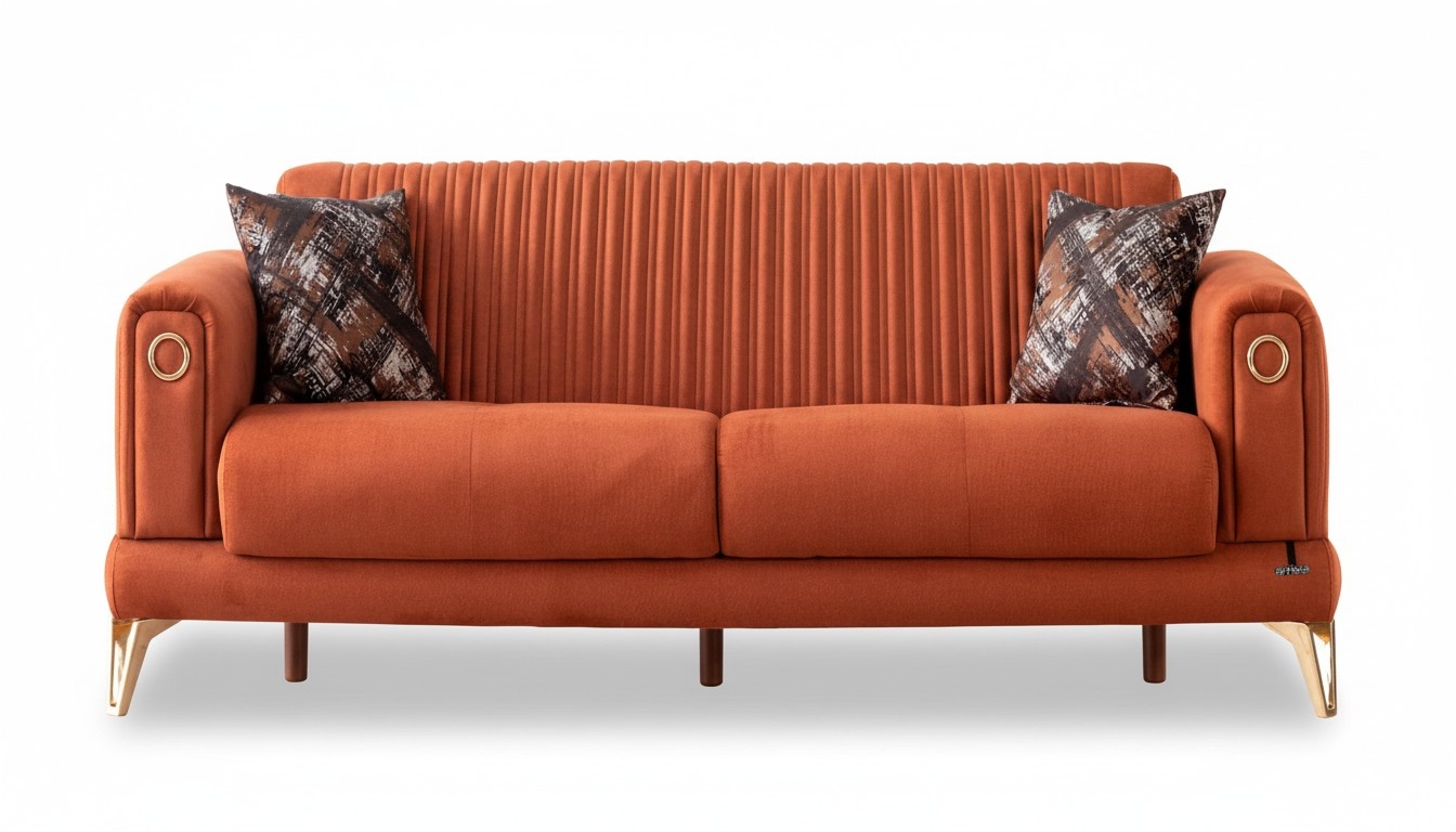 Elegant sofa set 3-seater modern design for stylish living comfort