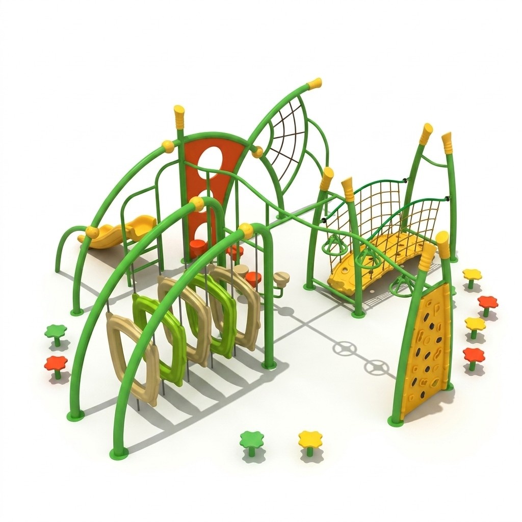 Entertainment area for children Sports Outdoor climbing wall Playgrounds